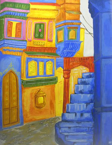 Original Architecture Painting by Aishwarya H