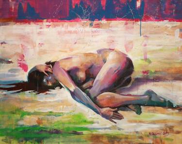 Original Expressionism Nude Paintings by Krassimir Kolev