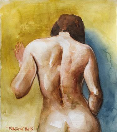 Original Figurative Nude Paintings by Krassimir Kolev