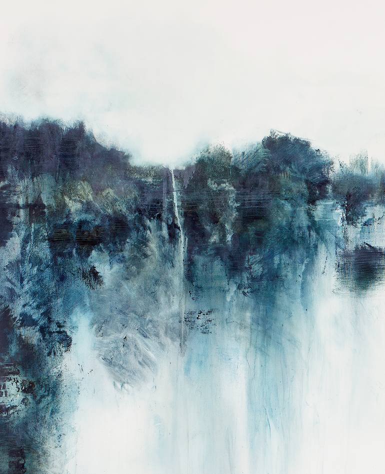 Original Abstract Seascape Painting by Gina Parr