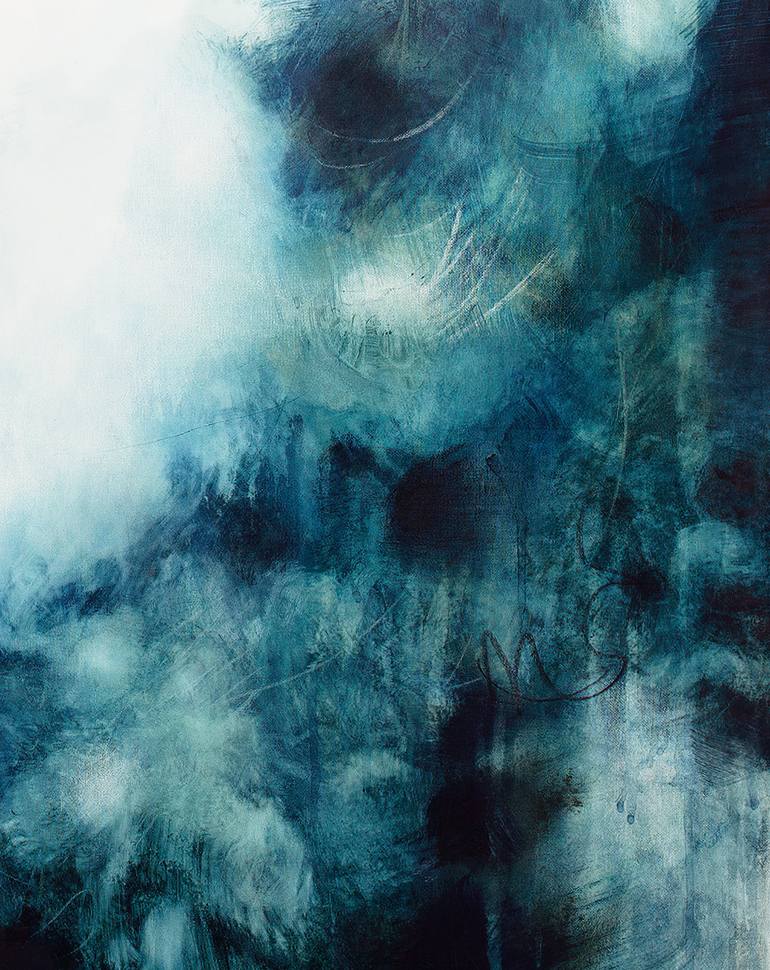 Original Abstract Seascape Painting by Gina Parr