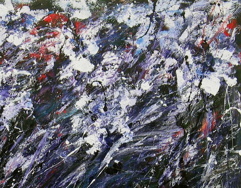 Original Abstract Expressionism Abstract Painting by Gina Parr