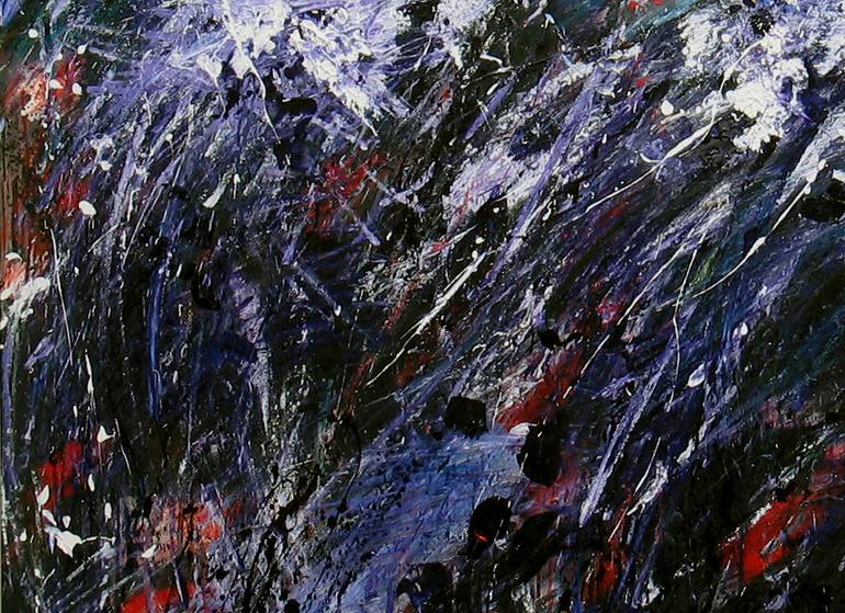 Original Abstract Expressionism Abstract Painting by Gina Parr