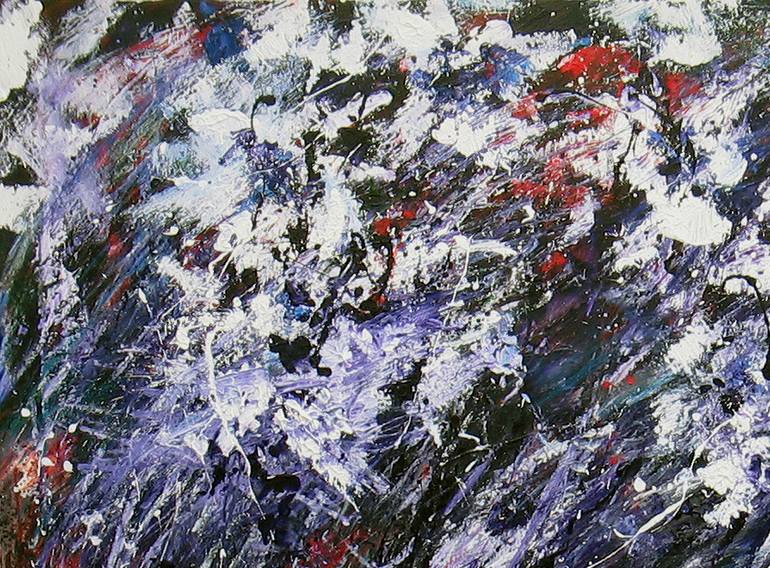 Original Abstract Expressionism Abstract Painting by Gina Parr