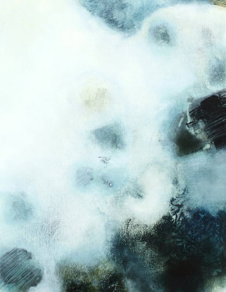 Original Abstract Seascape Painting by Gina Parr