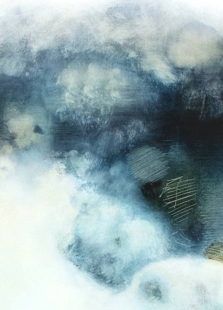 Original Abstract Seascape Painting by Gina Parr