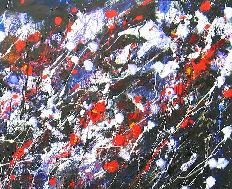 Original Abstract Expressionism Abstract Painting by Gina Parr