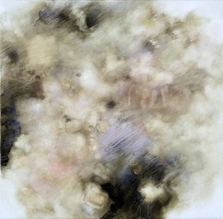 Original Time Painting by Gina Parr  Painterly Abstraction Art on Canvas  The tenderness of time