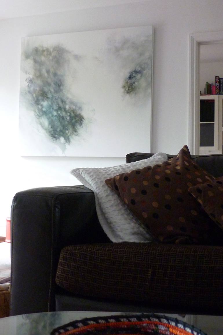 Original Abstract Outer Space Painting by Gina Parr