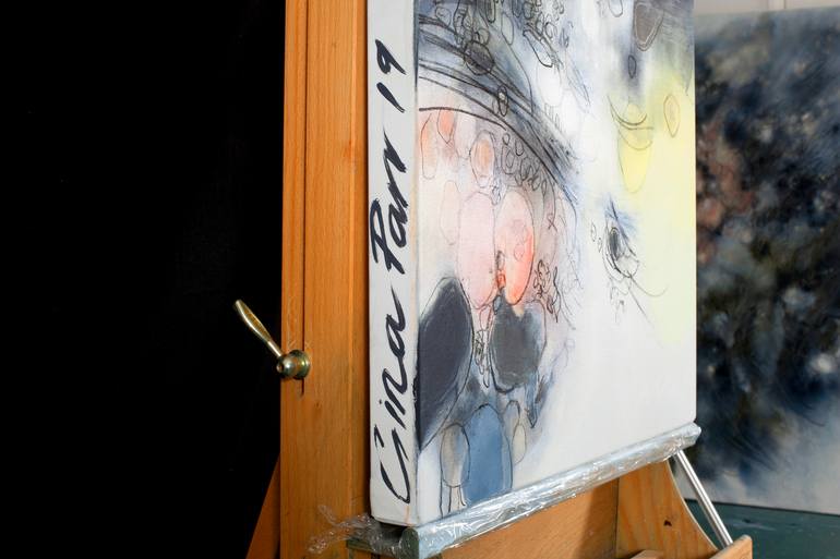 Original Expressionism Love Painting by Gina Parr