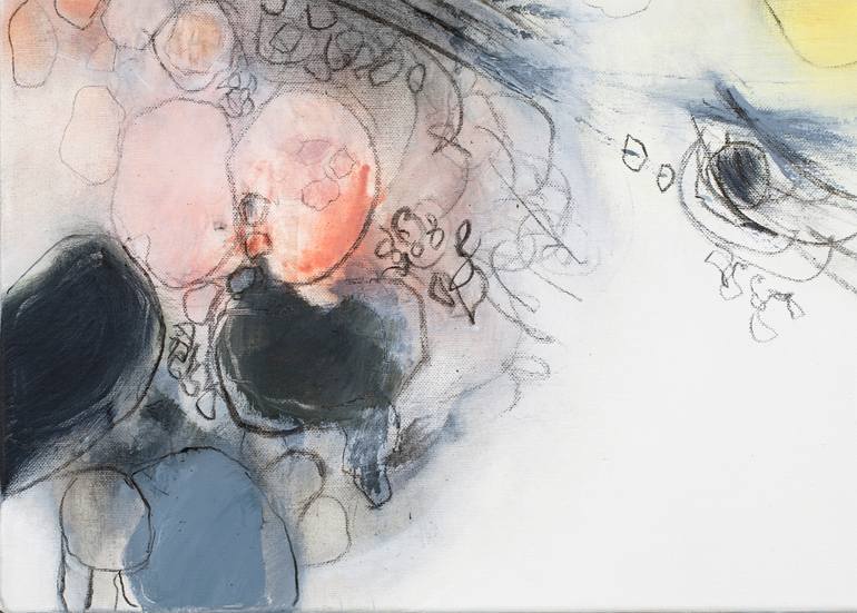 Original Expressionism Love Painting by Gina Parr