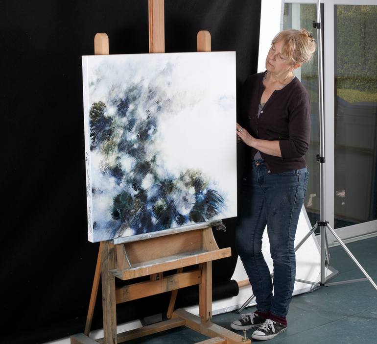 Original Abstract Landscape Painting by Gina Parr