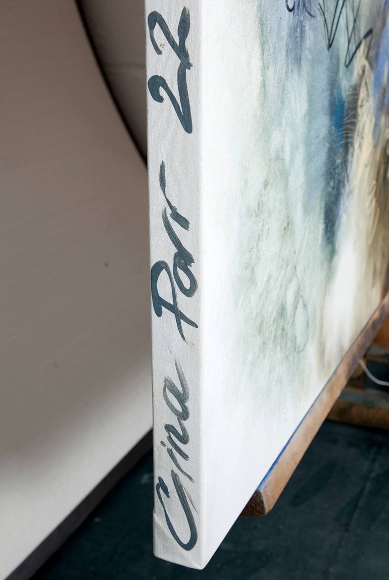 Original Abstract Landscape Painting by Gina Parr