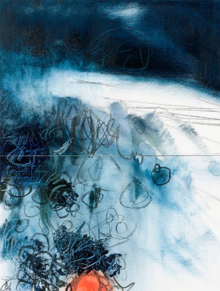 Original Abstract Landscape Painting by Gina Parr