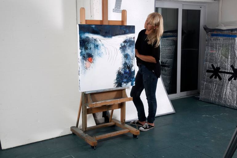 Original Abstract Landscape Painting by Gina Parr
