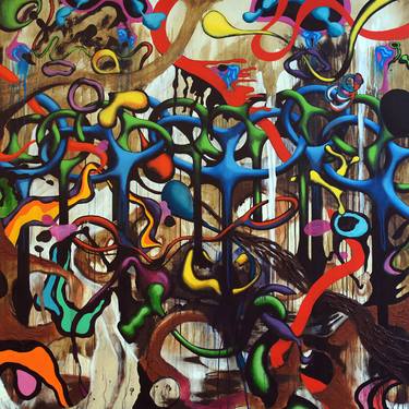 Original Abstract Paintings by Verny Sanchez