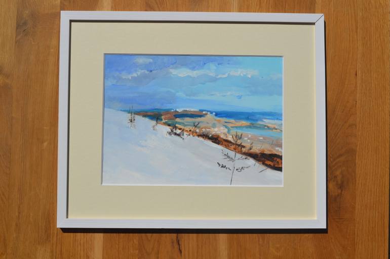 Original Impressionism Landscape Painting by Marta Zamarska