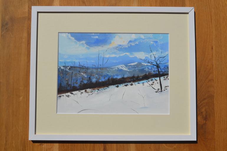 Original Impressionism Landscape Painting by Marta Zamarska