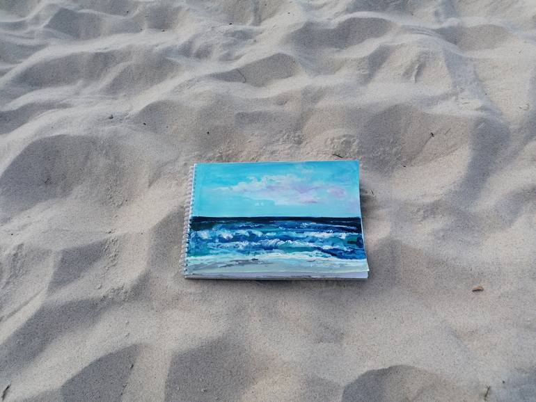 Original Impressionism Landscape Painting by Marta Zamarska