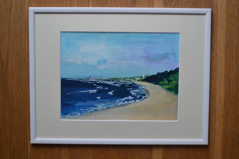 Original Impressionism Seascape Painting by Marta Zamarska