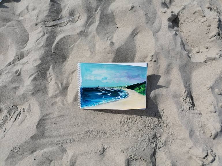 Original Seascape Painting by Marta Zamarska