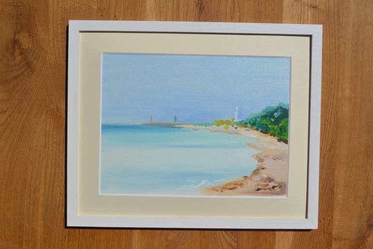 Original Impressionism Seascape Painting by Marta Zamarska