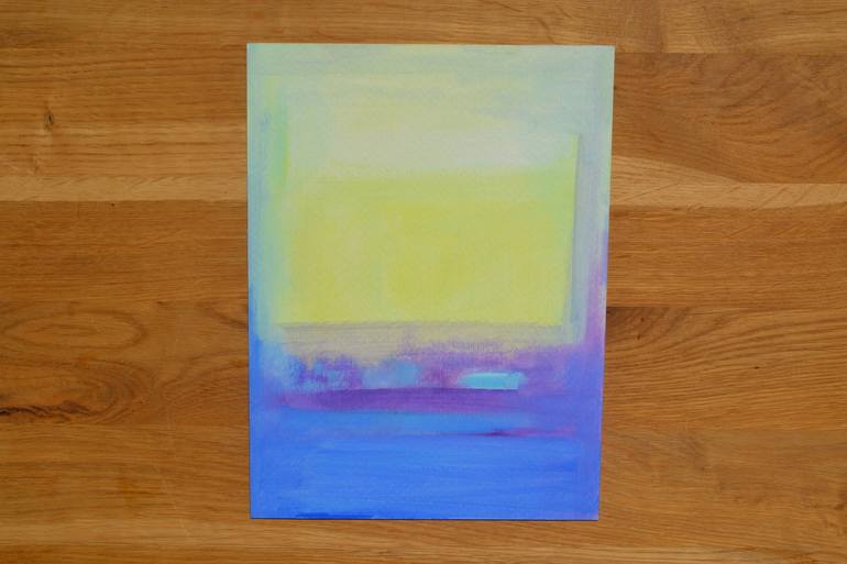 Original Abstract Expressionism Abstract Painting by Marta Zamarska