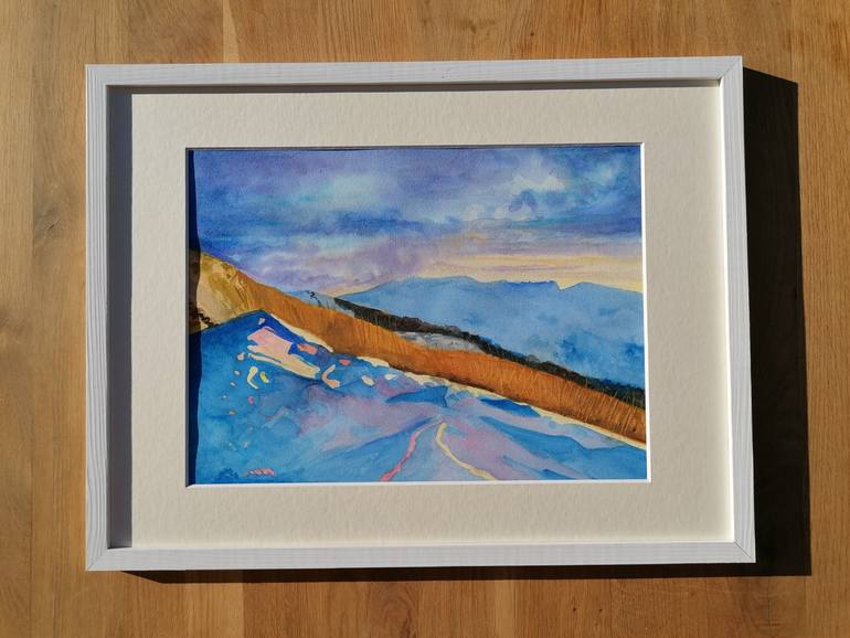 Original Impressionism Landscape Painting by Marta Zamarska