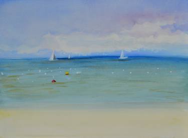 Original Impressionism Seascape Paintings by Marta Zamarska