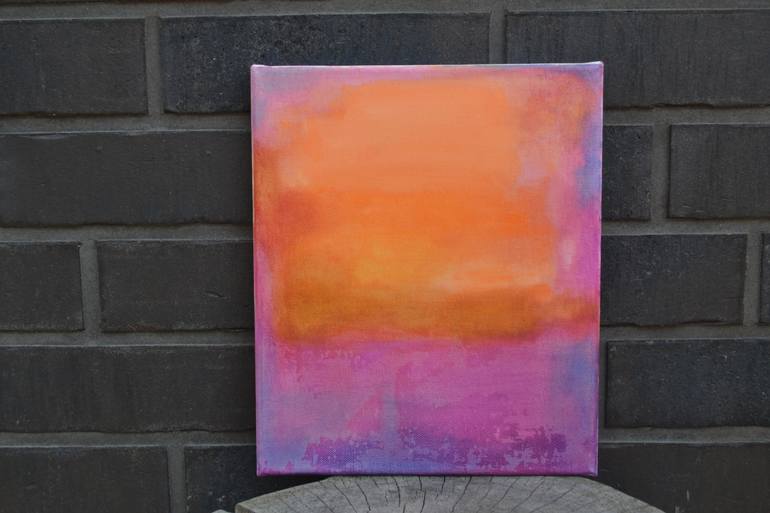 Original Abstract Expressionism Abstract Painting by Marta Zamarska