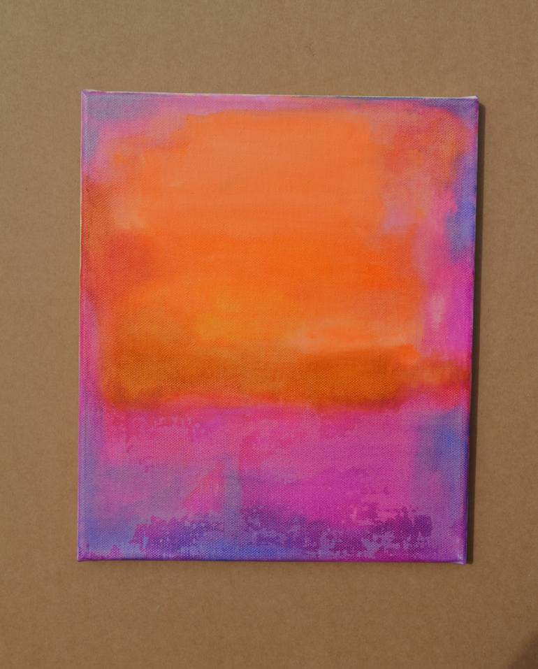 Original Abstract Expressionism Abstract Painting by Marta Zamarska