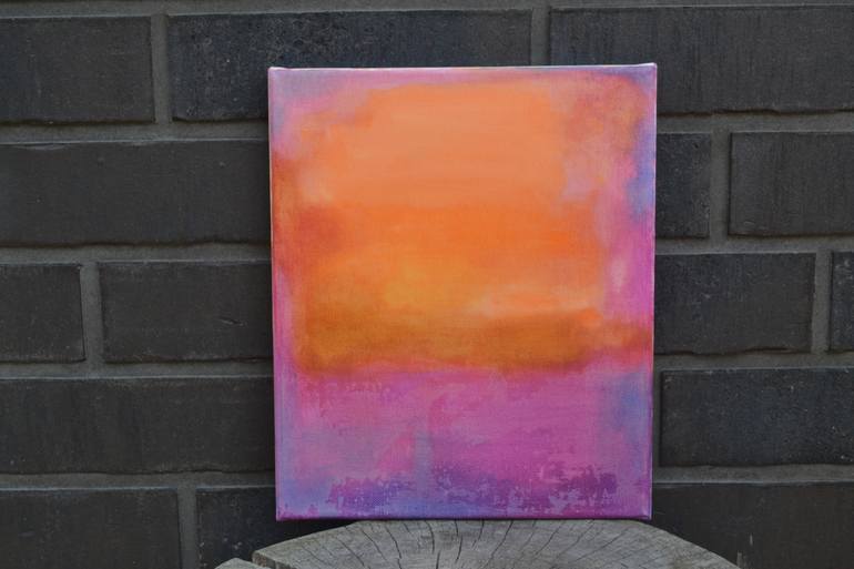 Original Abstract Expressionism Abstract Painting by Marta Zamarska