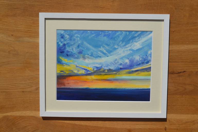 Original Impressionism Seascape Painting by Marta Zamarska