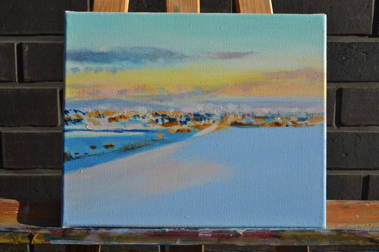 Original Impressionism Landscape Painting by Marta Zamarska