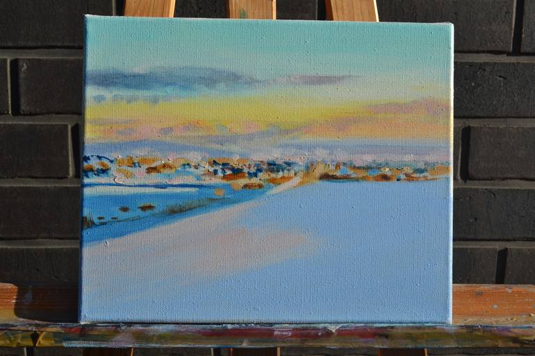 Original Impressionism Landscape Painting by Marta Zamarska