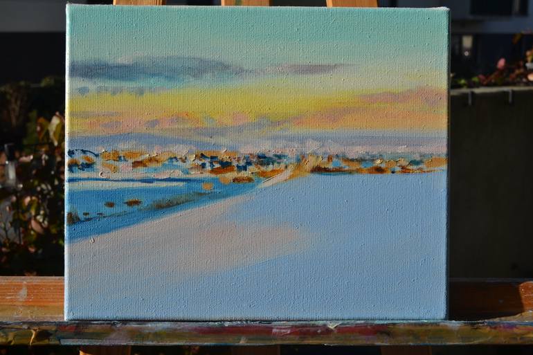 Original Impressionism Landscape Painting by Marta Zamarska