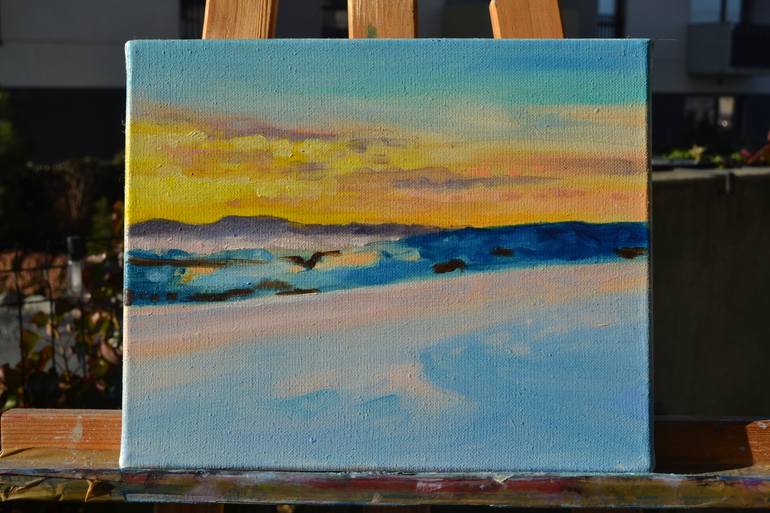 Original Impressionism Landscape Painting by Marta Zamarska