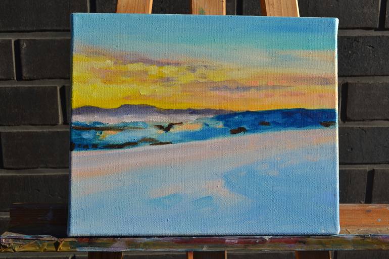 Original Impressionism Landscape Painting by Marta Zamarska