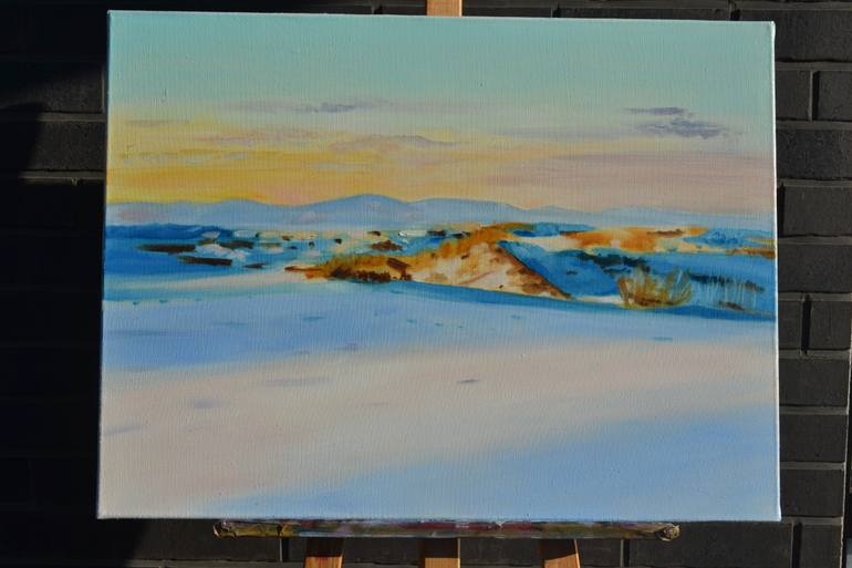 Original Impressionism Landscape Painting by Marta Zamarska