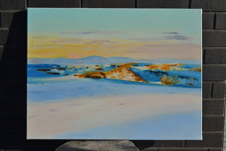 Original Impressionism Landscape Painting by Marta Zamarska
