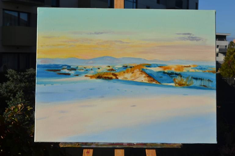 Original Impressionism Landscape Painting by Marta Zamarska