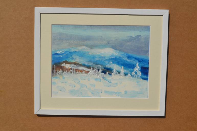Original Impressionism Landscape Painting by Marta Zamarska