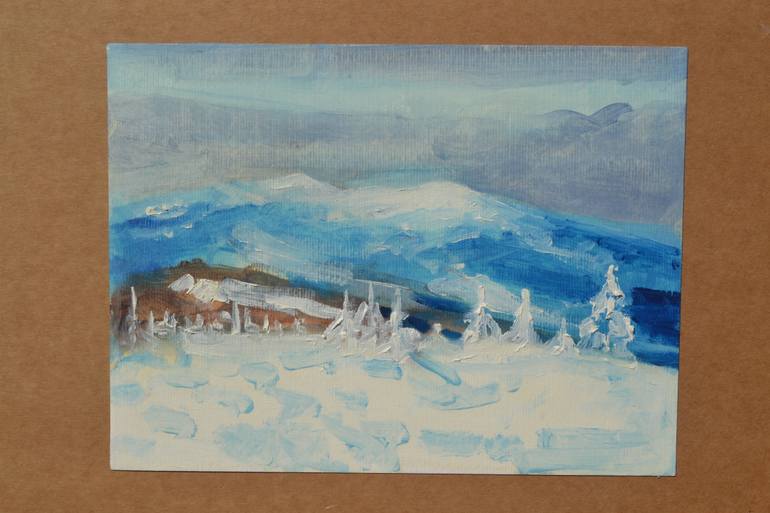Original Impressionism Landscape Painting by Marta Zamarska
