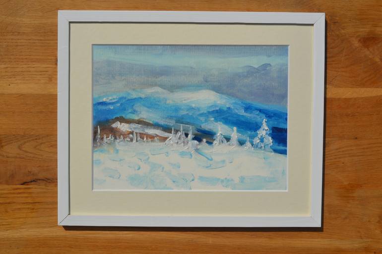 Original Impressionism Landscape Painting by Marta Zamarska