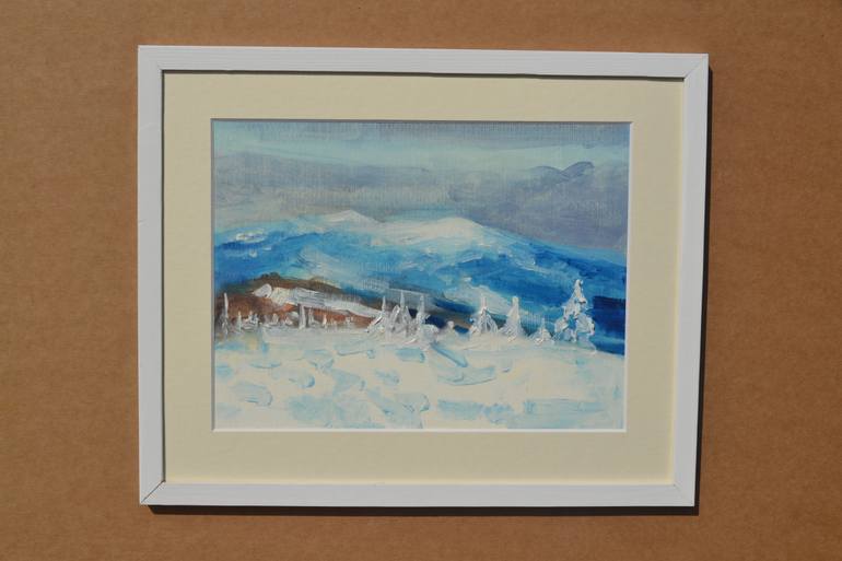Original Impressionism Landscape Painting by Marta Zamarska