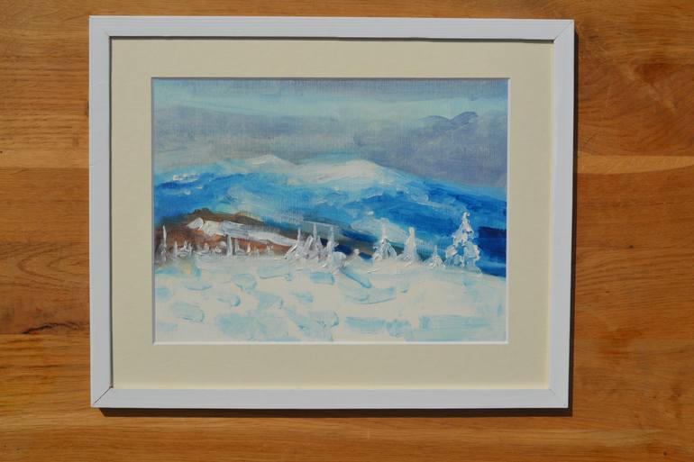 Original Impressionism Landscape Painting by Marta Zamarska