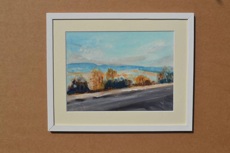 Original Impressionism Landscape Painting by Marta Zamarska