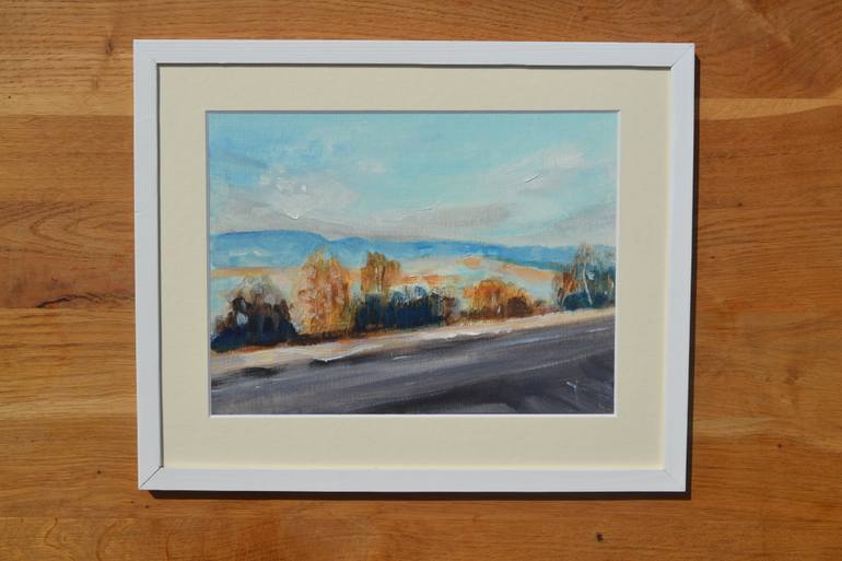 Original Impressionism Landscape Painting by Marta Zamarska