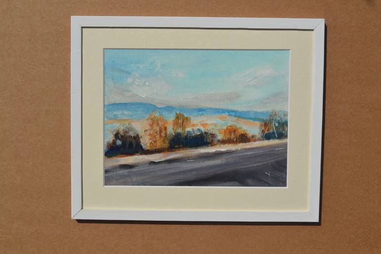 Original Impressionism Landscape Painting by Marta Zamarska