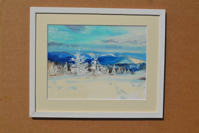 Original Impressionism Landscape Painting by Marta Zamarska
